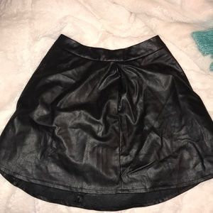 Leather skirt